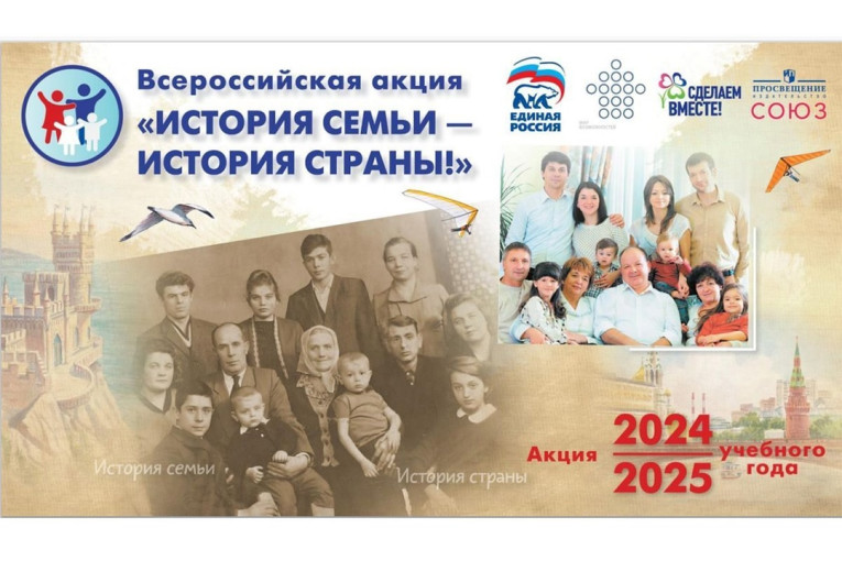 Всероссийская акция «История семьи – история страны» Всероссийская акция «История семьи – история страны».